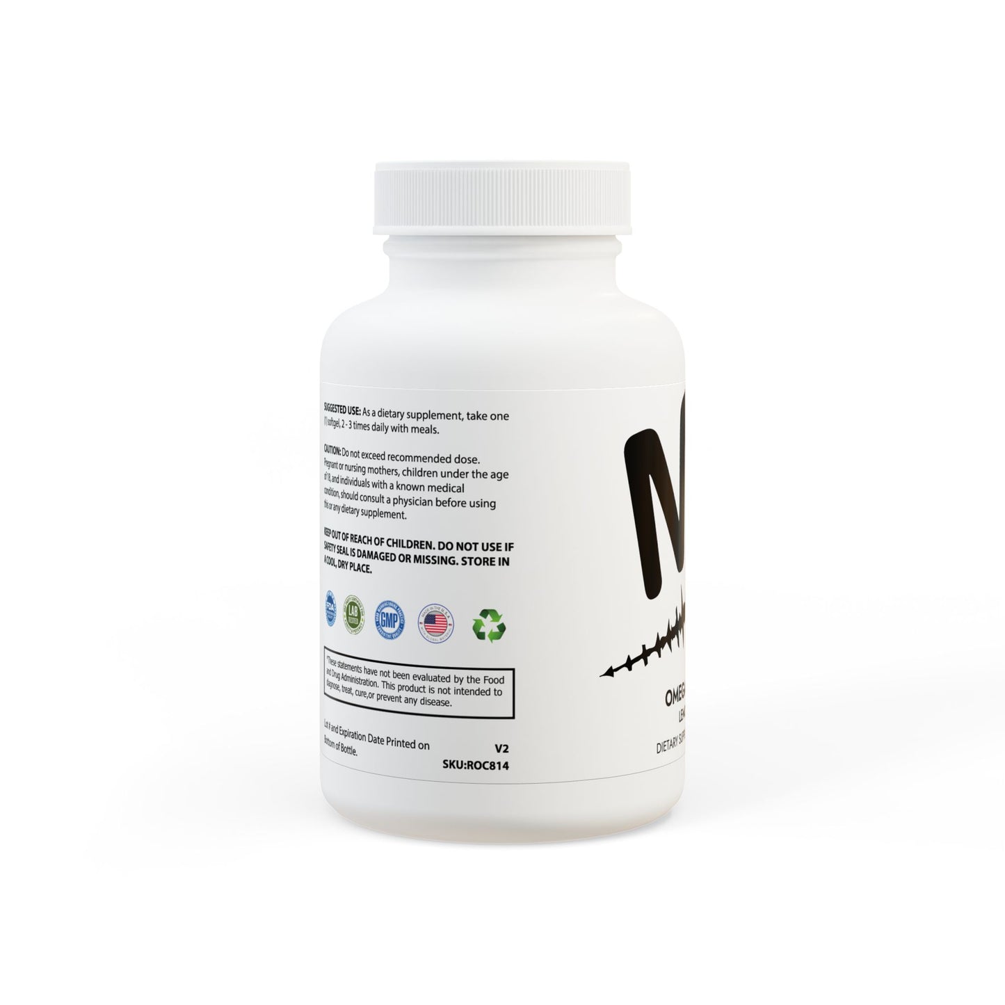 MP X Omega 3 Fish Oil Supplement (60 Softgels)