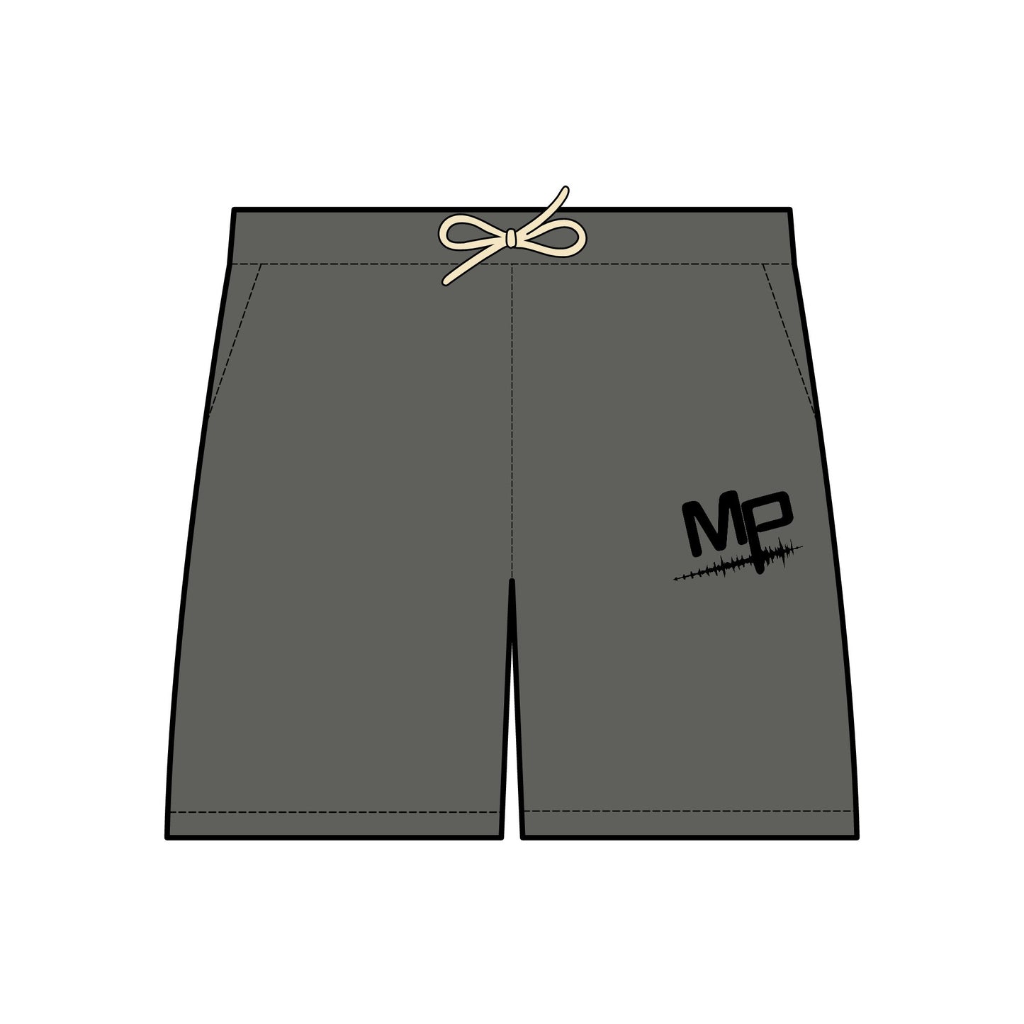 MP Unisex Garment-Dyed Lightweight Fleece Sweat Shorts