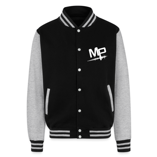 Maximum Potential Letterman Jacket - black/heather grey