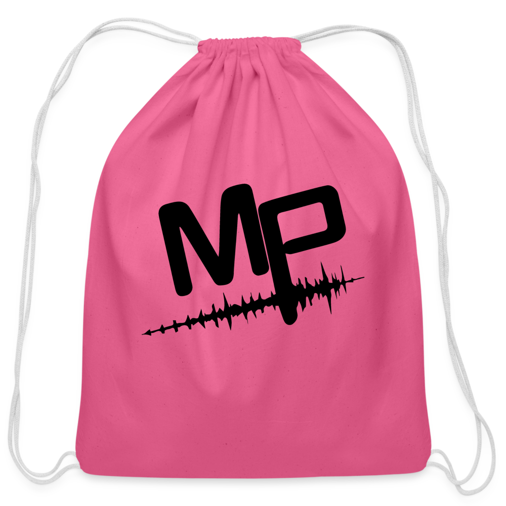 MP Cotton Drawstring Bag - pink