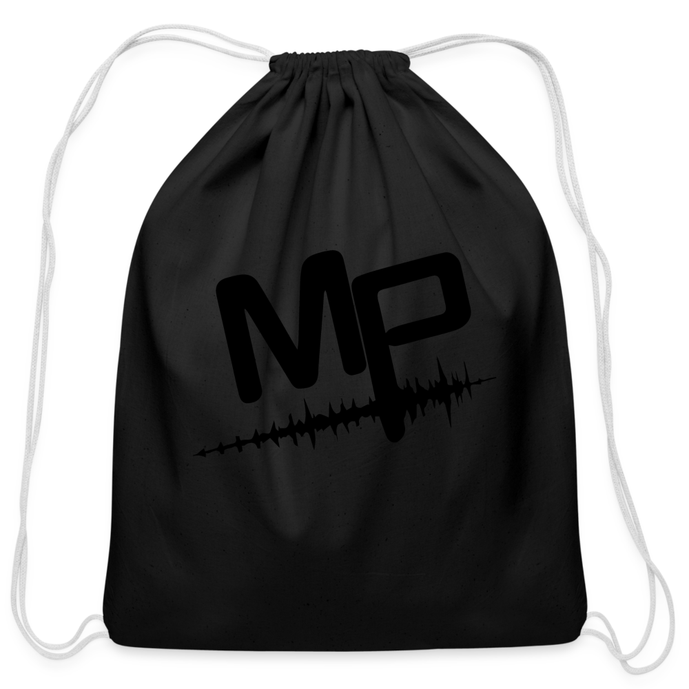 MP Cotton Drawstring Bag - black