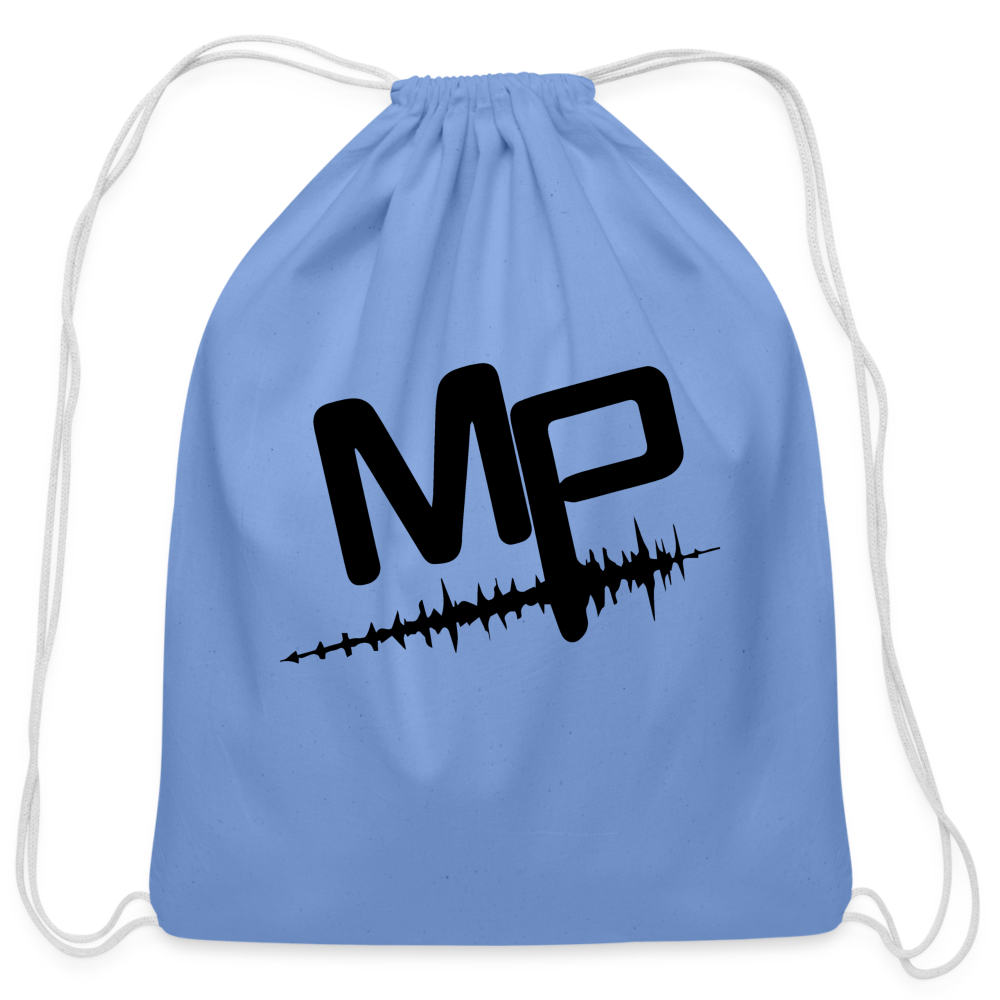 MP Cotton Drawstring Bag - carolina blue