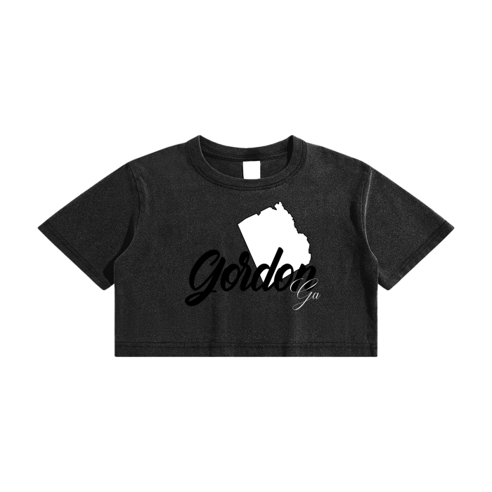 Gordon, Ga Crop Top T-Shirt